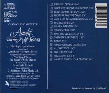 CD Orchestra Of The Royal Opera House, Covent Garden: Amahl And The Night Visitors