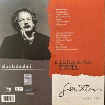 LP Gianmaria Testa: Altre Latitudini CLR | LTD | NUM