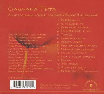 CD Gianmaria Testa: Altre Latitudini