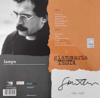 LP Gianmaria Testa: Lampo LTD | NUM | CLR