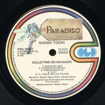 LP Gianni Togni: Bollettino Dei Naviganti