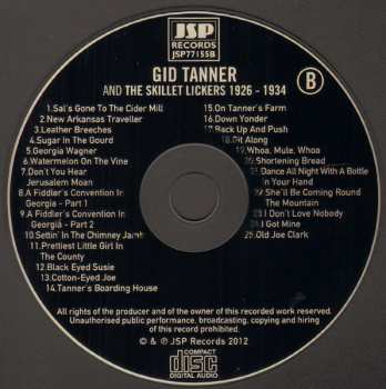 4CD/Coffret Gid Tanner & His Skillet Lickers: Gid Tanner And The Skillet Lickers