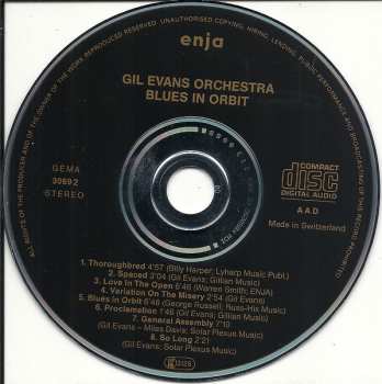 CD Gil Evans: Blues In Orbit