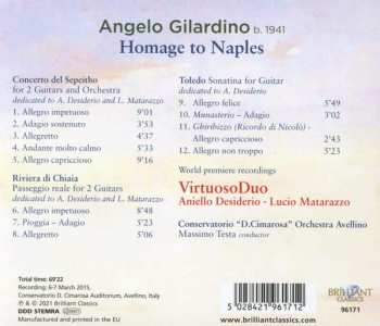 CD Angelo Gilardino: Homage To Naples