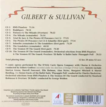 10CD/Coffret Gilbert & Sullivan: Operas Of Gilbert And Sullivan