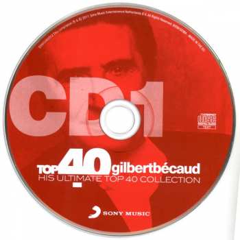 2CD Gilbert Bécaud: Top 40 Gilbert Bécaud (His Ultimate Top 40 Collection)