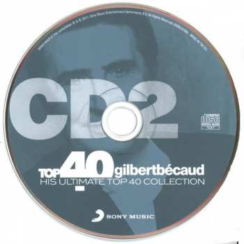 2CD Gilbert Bécaud: Top 40 Gilbert Bécaud (His Ultimate Top 40 Collection)