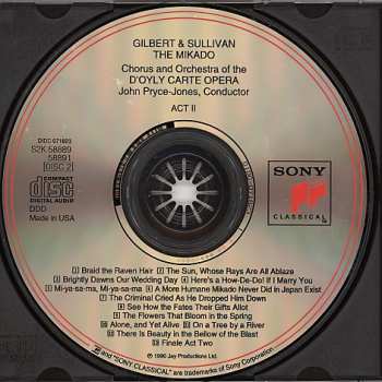 2CD/Coffret Gilbert & Sullivan: The Mikado