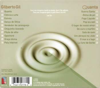 CD Gilberto Gil: Quanta