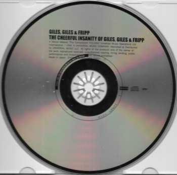 CD Giles, Giles And Fripp: The Cheerful Insanity Of Giles, Giles & Fripp = チアフル・インサニティ・オブ・ジャイルズ、ジャイルズ＆フリップ +6 LTD