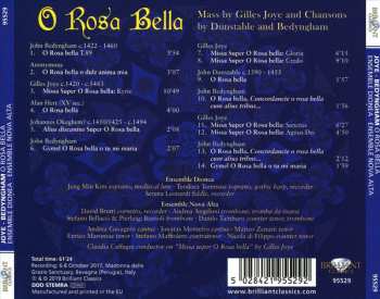 CD John Dunstable: O Rosa Bella: Mass By Gilles Joye And Chansons By Dunstable And Bedyngham