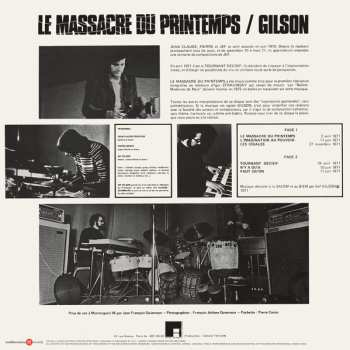 LP Jef Gilson: Le Massacre Du Printemps LTD