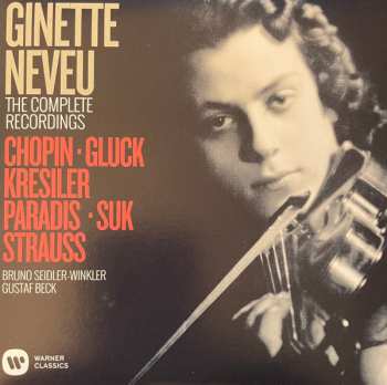 4CD/Coffret Ginette Neveu: The Complete Recordings
