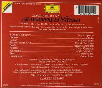 2CD/Coffret Claudio Abbado: Il Barbiere Di Siviglia 