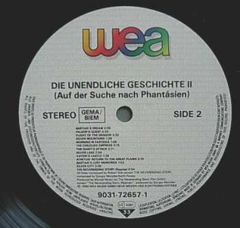 LP Giorgio Moroder: Die Unendliche Geschichte II - Auf der Suche Nach Phantásien