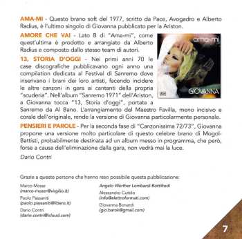 CD Giovanna Nocetti: Una Storia Quasi Vera