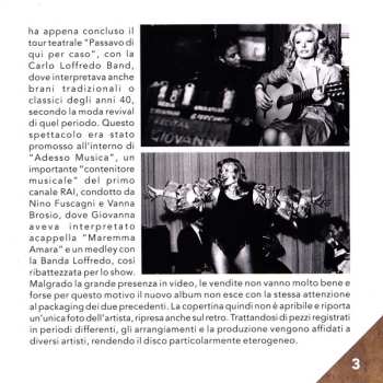 CD Giovanna Nocetti: Una Storia Quasi Vera