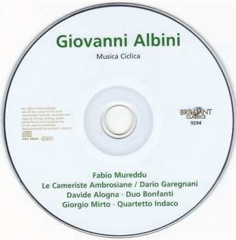 CD Giovanni Albini: Musica Ciclica