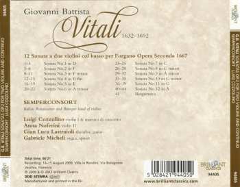 CD Giovanni Battista Vitali: Trio Sonatas Op. 2
