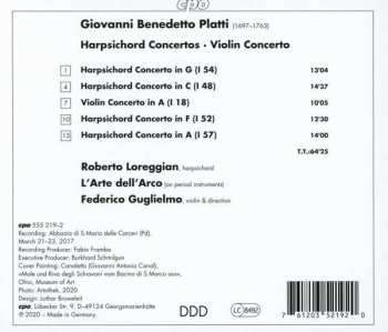 CD Federico Guglielmo: Harsichord Concertos • Violin Concerto