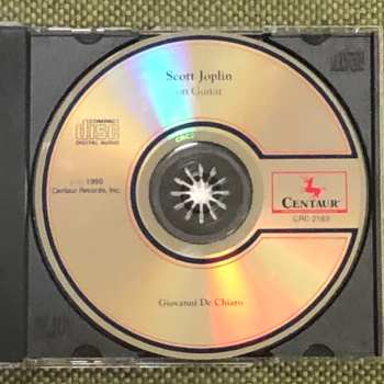 CD Giovanni De Chiaro: Scott Joplin On Guitar