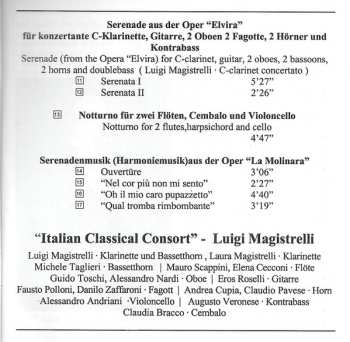 CD Luigi Magistrelli: Kammemusik Für Bläser / Chamber Musi For Winds