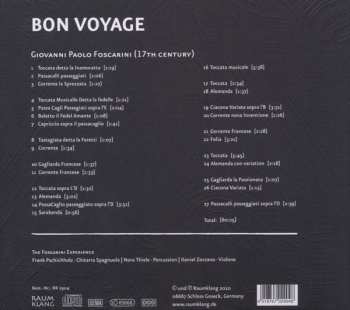 CD Giovanni Paolo Foscarini: Bon Voyage: Music By Giovanni Paolo Foscarini 