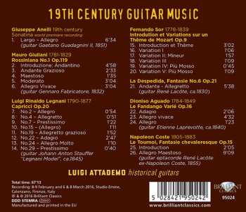 CD Mauro Giuliani: 19th Century Guitar Music