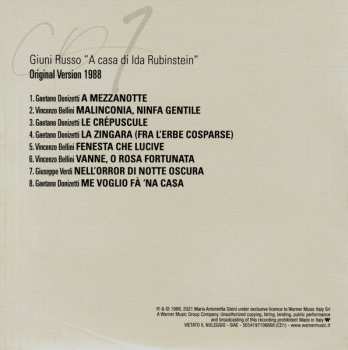 2CD/DVD Giuni Russo: Jazz A Casa di Ida Rubinstein 