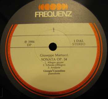 LP Giuseppe Martucci: Music For Piano