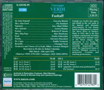 2CD Giuseppe Verdi: Falstaff