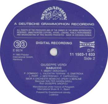 3LP/Coffret Giuseppe Verdi: Nabucco