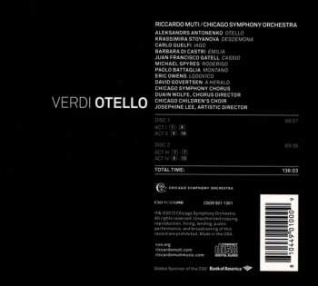 2CD/Coffret Giuseppe Verdi: Otello