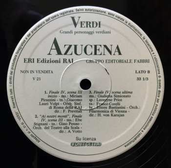LP Giuseppe Verdi: Azucena