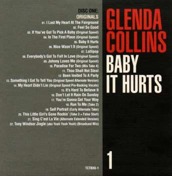 3CD/Coffret Glenda Collins: Baby It Hurts (The Holloway Road Sessions 1963-1966 Singles, Sessions, Outtakes, Demos And More)