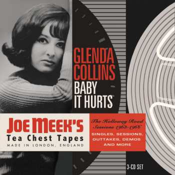 3CD/Coffret Glenda Collins: Baby It Hurts (The Holloway Road Sessions 1963-1966 Singles, Sessions, Outtakes, Demos And More)