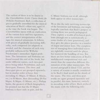 CD Johann Sebastian Bach: Bach: The Two And Three Part Inventions
