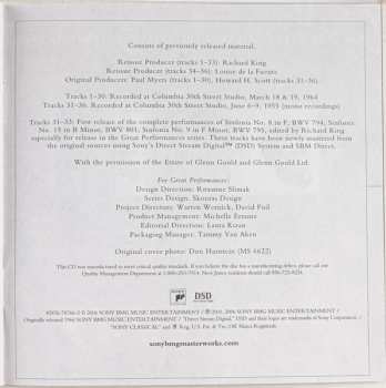 CD Johann Sebastian Bach: Bach: The Two And Three Part Inventions