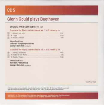6CD/Coffret Ludwig van Beethoven: Glenn Gould Plays Beethoven (Piano Sonatas & Piano Concertos Nos. 1-5)