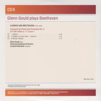6CD/Coffret Ludwig van Beethoven: Glenn Gould Plays Beethoven (Piano Sonatas & Piano Concertos Nos. 1-5)