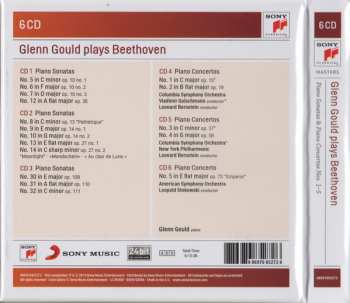 6CD/Coffret Ludwig van Beethoven: Glenn Gould Plays Beethoven (Piano Sonatas & Piano Concertos Nos. 1-5)