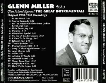 CD Glenn Miller And His Orchestra: Glen Island Special Vol. 3 - The Great Instrumentals - Original Recordings 1938-1942