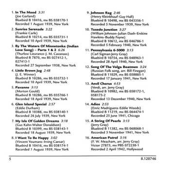 CD Glenn Miller And His Orchestra: Glen Island Special Vol. 3 - The Great Instrumentals - Original Recordings 1938-1942