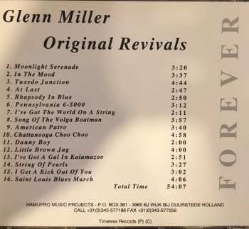 CD Glenn Miller Original Revivals: Forever