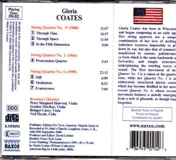 3CD/Coffret Gloria Coates: String Quartets 1-9