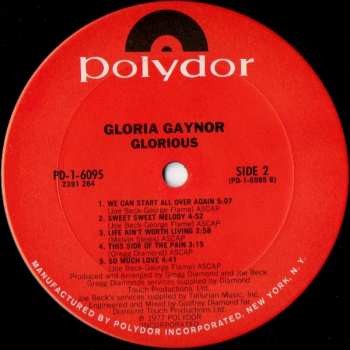 LP Gloria Gaynor: Glorious