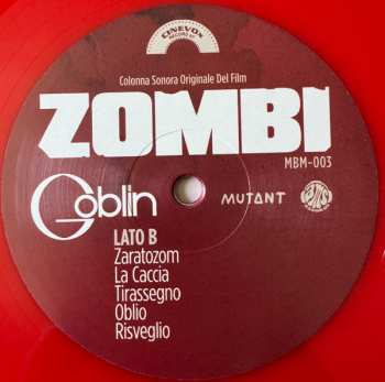 LP Goblin: Zombi (Colonna Sonora Originale Del Film) CLR