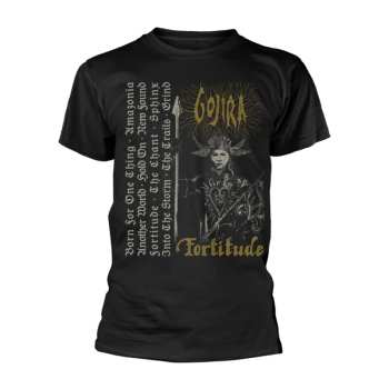 Merch Gojira: T-shirt Fortitude Tracklist (organic)