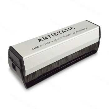 Audiotechnika Goka Brosse à disques en fibre de carbone et velours