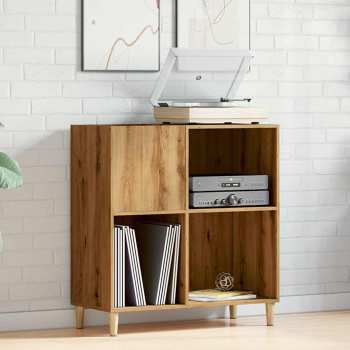 Technique audio Goka Skříňka na LP desky a audiotechniku - dřevěné nohy Dub artisan (857172)
